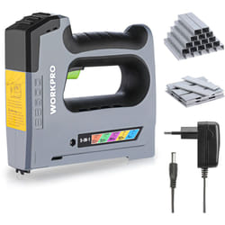 Agrafeuse sans Fil 3,6V Multifonction 5 en 1 avec 2000 Agrafes, Compatible avec Agrafes Types 140, 53, 8, 9, T20, Agrafeuse Murale Électrique pour