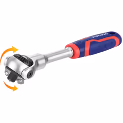 Matériaux de Haute Qualité : Cette clé à cliquet 1/4" en acier Cr-Mo traité thermiquement offre une résistance optimale, une  ...