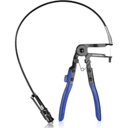 Workpro - Pince à Collier de Serrage Durite avec Câble Bowden de 700 mm, Pince de Serrage à Fil Flexible et Longue Portée, Outil Automobile pour