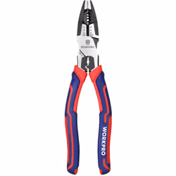 【Pince très polyvalent】La tête de WORKPRO pince universelle se compose de 6 parties distinctes, qui remplissent 5 fonctions:  ...