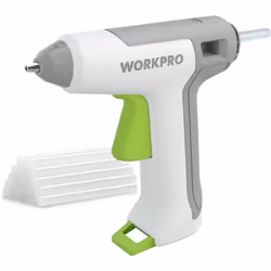 【Chauffage Rapide 90S】WORKPRO Pistolet à colle chaude sans fil 3,6V est équipé d'un système de chauffage MCH ce qui est plus  ...