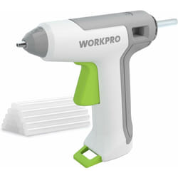 Pistolet à Colle Chaude sans Fil 3,6V, 20 Bâtons de Colle 7x100mm, Pistolet à Colle Electrique-Arrêt Automatique, Chargement usb, Chauffage Rapide de