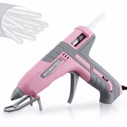 90 S Chauffage Rapide : Ce pistolet à colle à double température chauffe en seulement 90 s (3 à 6 min pour la première utilis ...