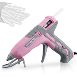 Pistolet à Colle Chaude 60 W/100 w avec 10 Bâtons de Colle 11x200 mm, Pistolet à Colle Électrique de Chauffage Rapide de 90S pour