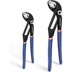 Workpro - Pince Multiprise Réglable Serrage Rapide Jeu de 2 Pièces 200 et 250 mm