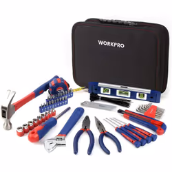 Description générale Ce kit d’outils WORKPRO, comprenant 100 pièces, est idéal pour un usage domestique ou professionnel, par ...