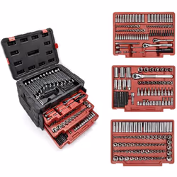 Description générale Ce kit comprend 3 clés à cliquet de dégagement rapide de 1/4'', 3/8'' et 1/2'', parfaites pour répondre ...