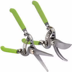 【 Sécateur à fleurs 】 Longueur: 205 mm, poids: 215 g, lame en 55 acier au carbone, convenable pour couper les branches de 5 m ...