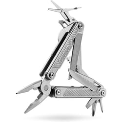 Swisstech - Swiss+Tech Pince Multifonction 17 en 1 avec Structure Autoverrouillée, Tête de Pince en Acier Inoxydable, Couteau en 8Cr13Mo, Motif
