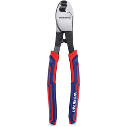 Workpro - Pince Coupe-Câble 210mm, Idéal pour Couper les Câbles en Cuivre, en Aluminium et les Câbles Electriques