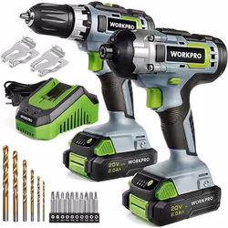 Description générale La perceuse visseuse 20V est un outil polyvalent et efficace, idéal pour tous vos travaux de perçage et  ...