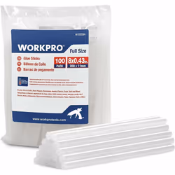 Description générale Les bâtons de colle chaude WORKPRO sont conçus pour être compatibles avec tous les pistolets à colle cha ...
