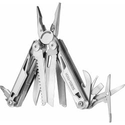 Swisstech - Swiss+Tech Pince Multifonction 16 en 1 avec Structure Autoverrouillée, Tête de Pince en Acier Inoxydable, Couteau en 8Cr13 Parfait pour