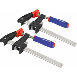 Jeu de Serre-joints Métallique à Libération Rapide pour une Fixation Fiable 2 Pièces, Force de Serrage Maximale de 272 kg, Largeur de Serrage 150 mm