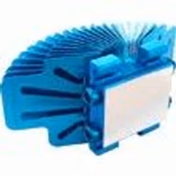 Zalman ZM-NBF47 système de refroidissement d’ordinateur Carte SIM Dissipateur thermique/Radiateur Bleu