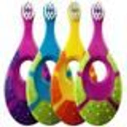 Anneaux de dentition Jordan 6220100 Step 1 Brosse à dents pour bébé avec anneau de dentition 0-2 ans Extra douce Lot de 424860