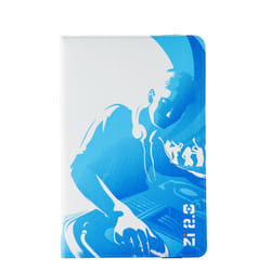 Ziron ZR112 étui pour tablette 20,3 cm (8") Folio Bleu, Blanc