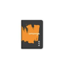 Ziron ZX005 étui pour tablette 8" Folio Noir, Orange