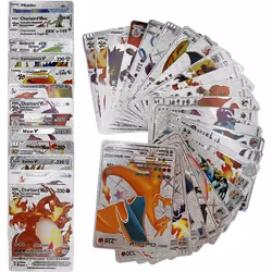Carte Pokemon Française 55 Cartes Vmax+V+GX+EX Carte Cartes à Jouer et à Collectionner Cadeaux de Noël et Cadeaux danniversai ...