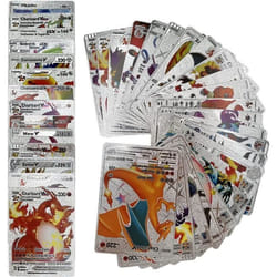 Carte Pokemon Française 55 Cartes Vmax+V+GX+EX Carte Cartes à Jouer et à Collectionner Cadeaux de Noël et Cadeaux danniversaire