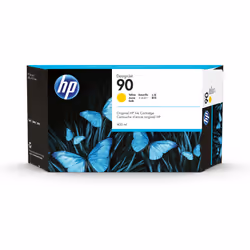 HP 90 3-pack 400-ml Yellow DesignJet Ink Cartridges, Encre à colorant, 400 ml, 3 pièce(s), Multi pack