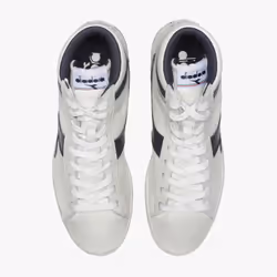 Diadora Game L High Waxed Tennis Unisexe 44.5 Bleu, Blanc