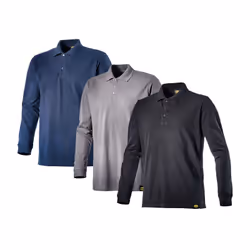 Description du produit T-shirt de travail à manches longues Diadora Utility Atlantis II - Gris - Taille S Le polo à manches l ...