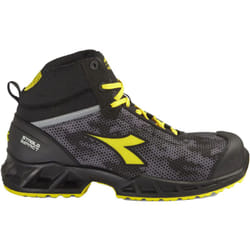 Diadora - Chaussures de sécurité Shark Stable Impact Mid S3 src esd - 47 (eu) - Gris / noir - Gris / noir
