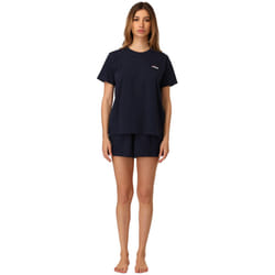 Ensemble de pyjama court femme Navy
