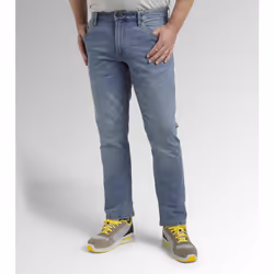 Jean de travail élastique 5 poches STONE - Bleu lavé XL - FR (46/48) - US (36)