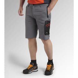 Bermuda de travail en toile stretch - Gris xl - fr (46/48)