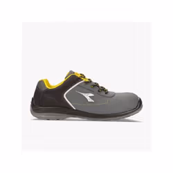 Les chaussures de sécurité Diadora Utility D-Blitz Low S3 SRC sont des chaussures de travail S3 basses fabriquées en Nubuck e ...