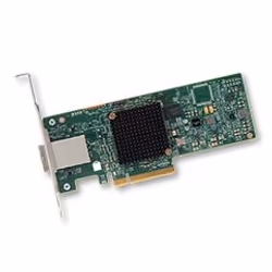 Broadcom SAS 9300-8e, PCIe, Mini-SAS, Profil bas, PCIe 3.0, Vert, 2800000 h
