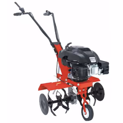 Description générale La motobineuse thermique à essence de 173cc est parfaite pour le travail de la terre dans les potagers e ...