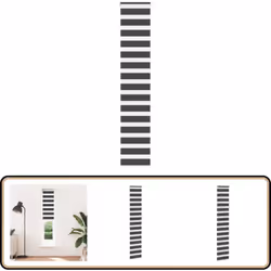 VidaXL Store zèbre noir 45x200 cm largeur du tissu 40,9 cm polyester Ce store zébré rehausse le style et la fonctionnalité de ...