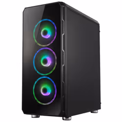 Tecno TC-GAME 13 unité centrale Midi Tower Noir