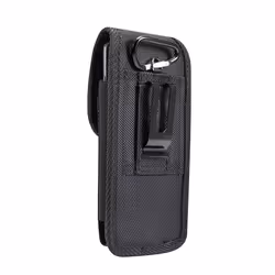 Étui Housse Ceinture - Xiaomi - Redmi Note 13 Pro (2023) - Cuir Nylon - Noir - Semi-rigide