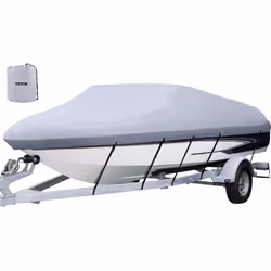 Housse de Bateau 427 - 488 cm à Coque en V Notre bâche de bateau est fabriquée dans un matériau durable de qualité marine ave ...