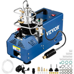 VEVOR Compresseur Haute Pression 300BAR 30MPA 4500PSI, Compresseur Air PCP 1800W Compresseur Arret Automatique Refroidissement par Eau 40-50 L/min 2800 tr/min Bouteille Plongee Reservoir Paintball