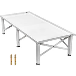 Vevor - Socle Machine a Laver Base en Fer 124x55x30 cm Support en Metal Lave-Linge Capacite 150 kg Piedestal Antiderapant Buanderie pour Faciliter