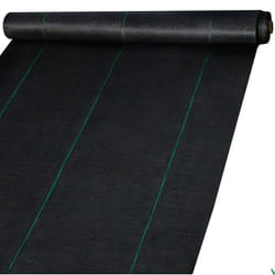 VEVOR Toile Tissee Jardin 91,4 m x 1,83 m Toile Anti-Mauvaises Herbes Tisse Anti-UV 17,8 kg pour les Allees des Terrasses Empecher les Mauvaises