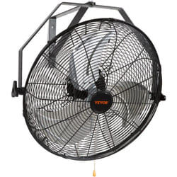 Vevor - Ventilateur mural industriel, 44,6 cm, ventilateur mural oscillant etanche, 3 vitesses, 4150 cfm, ventilateur commercial residentiel pour