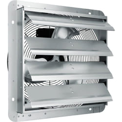 Vevor - Ventilateur deextraction a volets, 40,9 cm, extracteur deair de grenier mural en aluminium, 2500 m³/h, 1400 tr/min, avec moteur ac,
