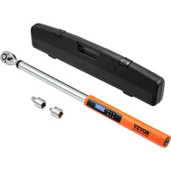 Vevor - 1/2' Cle Dynamometrique Numerique Cle de Torsion 34-340 N.m Precision ±2% Cle a Cliquet Reglable 72 Dents Contre Surcouple par led Buzzer