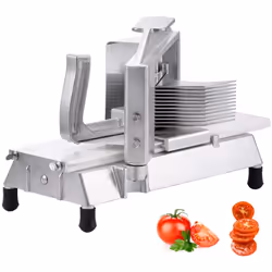 Trancheuse à Tomates Slicer 4,8 MM Cette trancheuse de tomates commerciale est conçue pour diviser rapidement une tomate enti ...