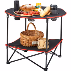 Table Extérieur Pliante Portable de VEVOR Ne craignant pas les hautes températures, l'exposition au soleil, la poussière et l ...