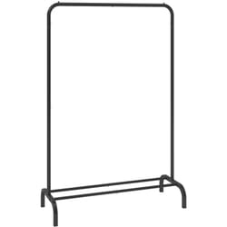 Portant a Vetements 101x40x151 cm Porte-Manteau avec Etageres a Chaussures 1 Tringle Penderie a Vetements en Acier au Carbone Stable pour Rangement