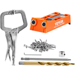 Vevor - Kit de Gabarit de Trou de Poche Profondeur Reglable 12,7-38,1 mm Systeme de Trou de Poche en Nylon Renforce Gabarit de Percage Oblique Kit