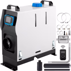 Réchauffeur d'Air Diesel 12 V 8 kW Version Plateau & Grand Débit d'Air & Chaleur Continue Ne laissez pas les hivers froids vo ...
