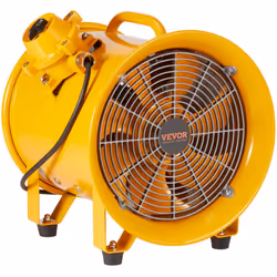 Ventilateur d'Extraction VEVOR : Assure une Atmosphère de Travail Confortable Équipé d'un moteur CA haute performance, il exp ...